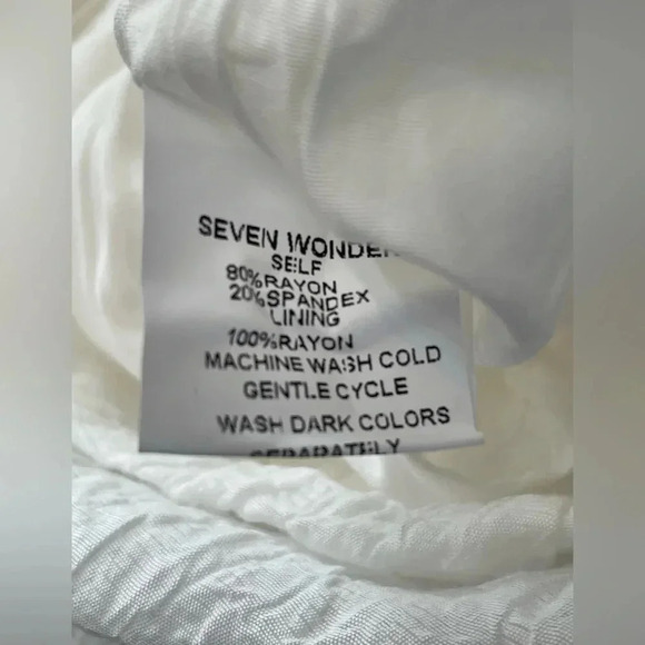 ✨SEVEN‎ WONDERS NORAH ROMPER WHITE - Picture 12 of 12